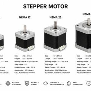 Stepper Motor(Nema-14, Nema-17, Nema-23, Nema-34)